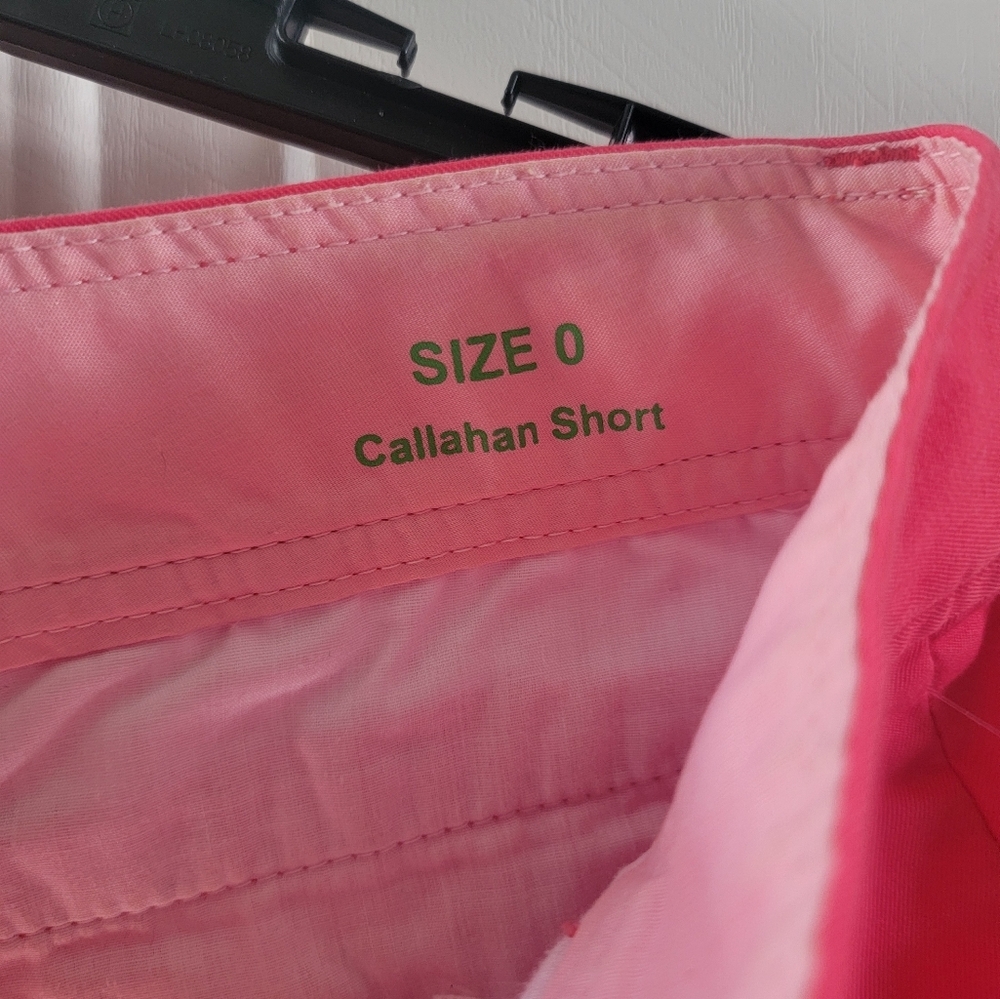 Lilly Pulitzer Pink Bermuda Shorts Cotton Blend - Picture 5 of 5